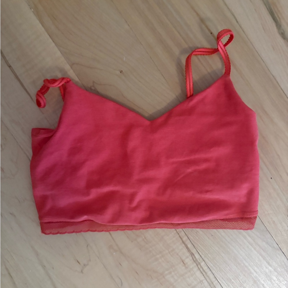 Beyond Yoga Coral Pink Bra